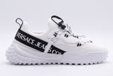 VJC White Low-Top Sneaker with Logo