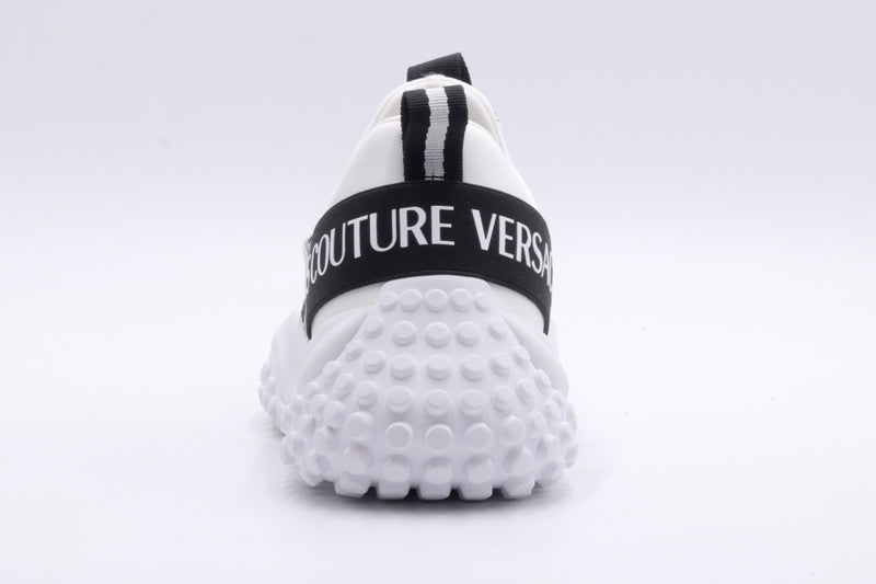 VJC White Low-Top Sneaker with Logo