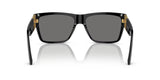 Black Sunglasses with Gold Greca Detail