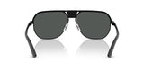 Medusa Bridge Aviator Sunglasses – Black with Grey Lenses