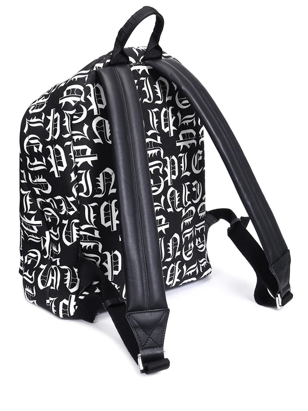 Gothic Print Plein Backpack