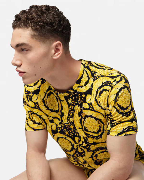 Gold Baroque Versace T-Shirt
