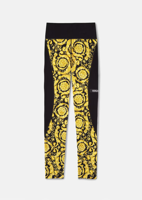 Barocco Print Gym Leggings
