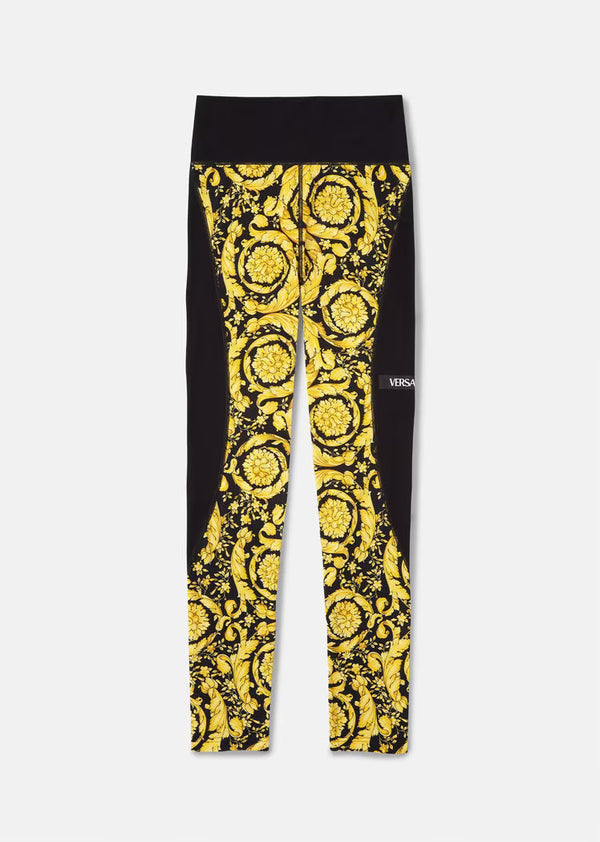 Barocco Print Gym Leggings