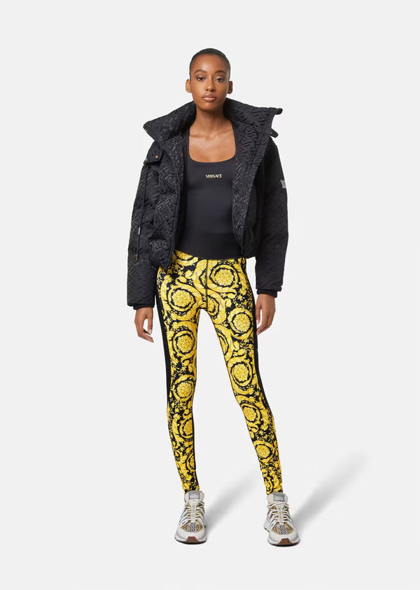 Barocco Print Gym Leggings