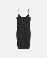 Barocco Textured Shimmer Midi Dress