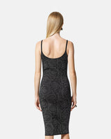 Barocco Textured Shimmer Midi Dress
