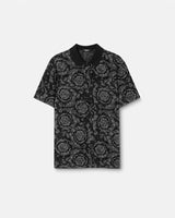Grey/Black Barocco Polo Shirt