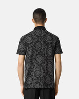 Grey/Black Barocco Polo Shirt