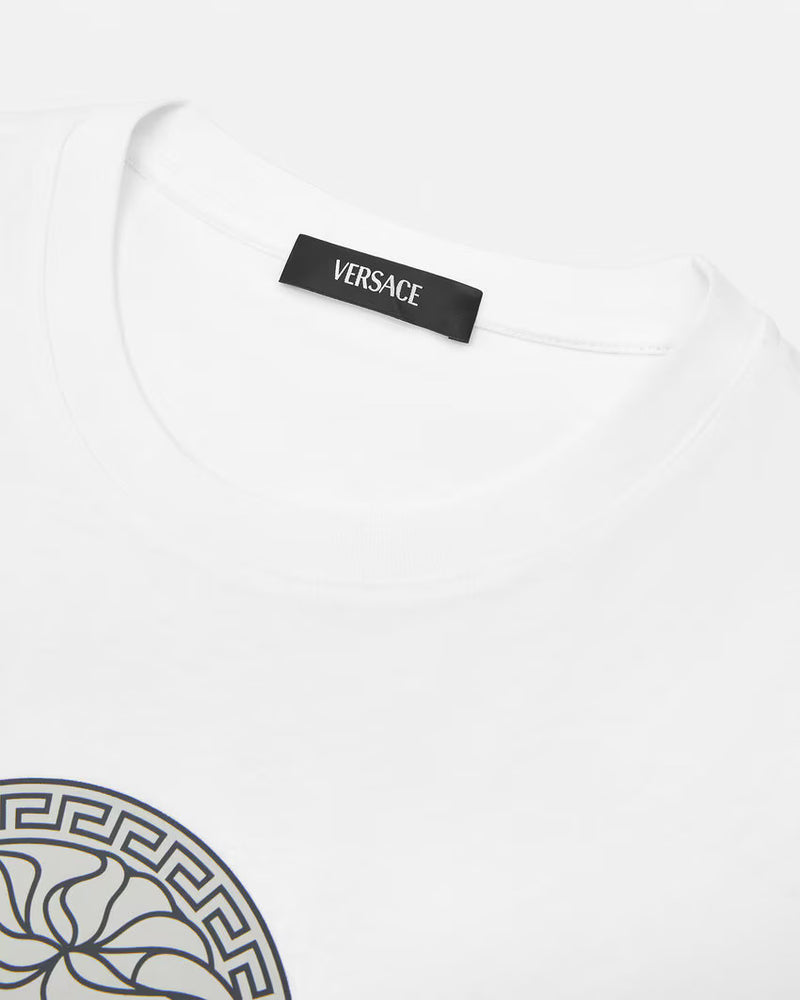 White Medusa Logo T-Shirt