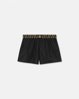 Greca Border Swim Shorts Black