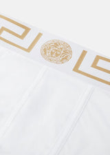 White Greca Waistband Boxer