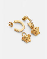 Crystal La Medusa Hoop Earrings