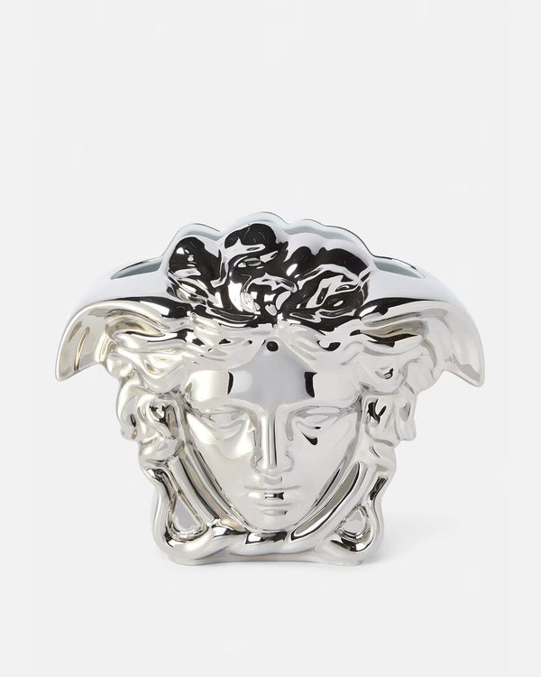 Medusa Grande Vase Silver 30cm