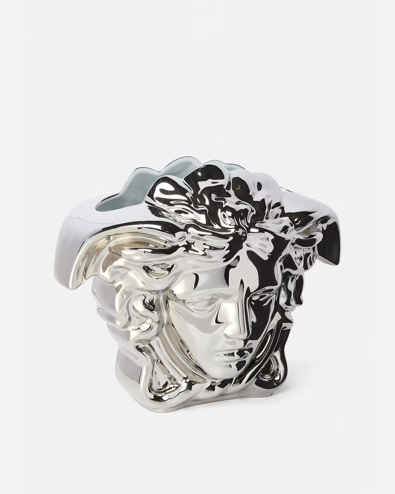 Medusa Grande Vase Silver 30cm