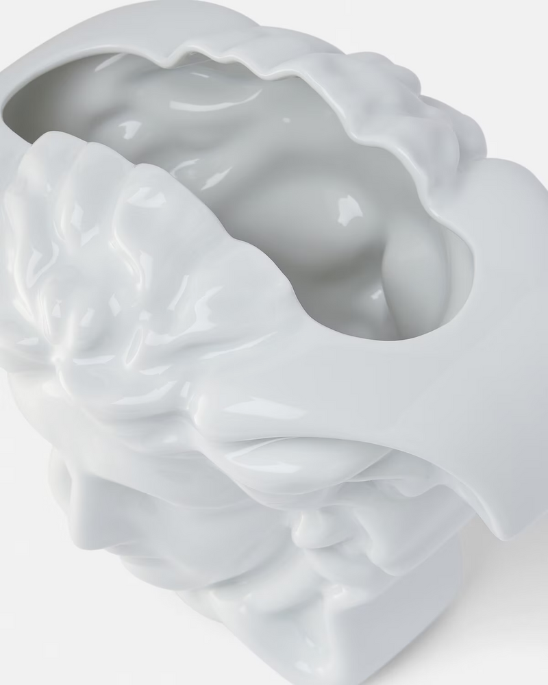 Medusa Grande Vase 30cm White