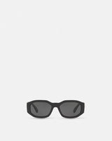 Medusa Biggie Sunglasses - Black and Gold