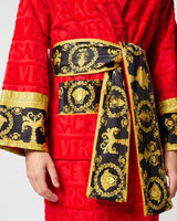 I Love ♡ Baroque Bathrobe - Red