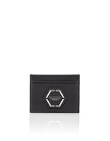 Card Holder with Hexagon Logo