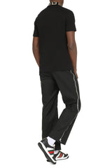Black Greca Polo Shirt