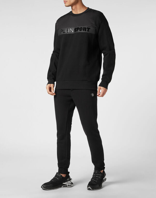 Black Crewneck Plein Sport Sweatshirt