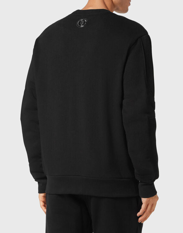 Black Crewneck Plein Sport Sweatshirt