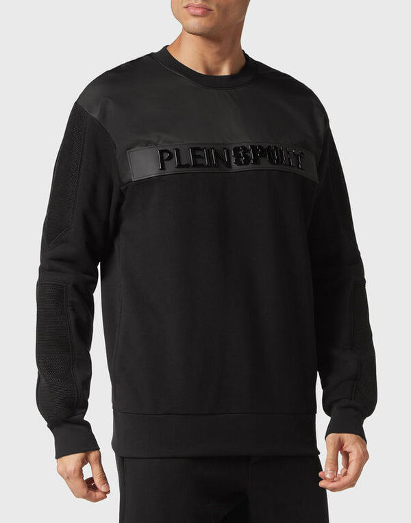 Black Crewneck Plein Sport Sweatshirt
