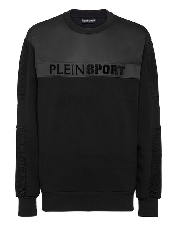 Black Crewneck Plein Sport Sweatshirt