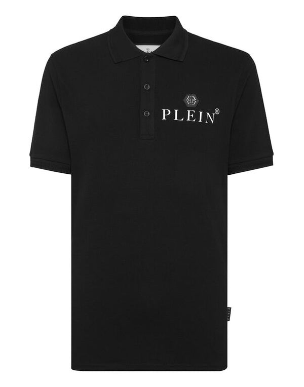 Black Plein Polo Shirt SS