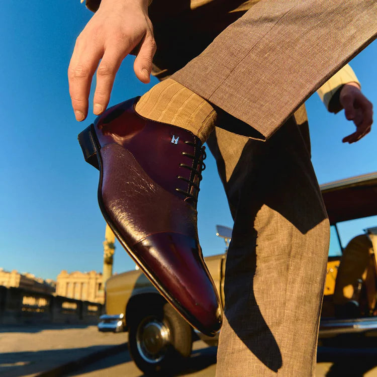 Bordeaux Arles Oxford Shoes