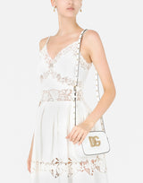 White Leather 3.5 Crossbody Bag