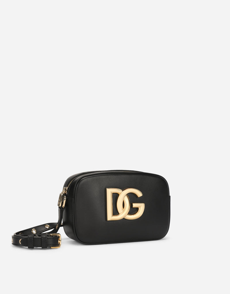 Black Leather 3.5 Crossbody Bag