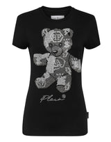 T-Shirt Sexy Pure Crystals Teddy in Black
