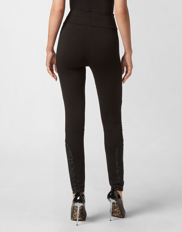High Waisted Leggings with Stones