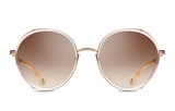 Lageos in White Rose Crystal/Rose Gold