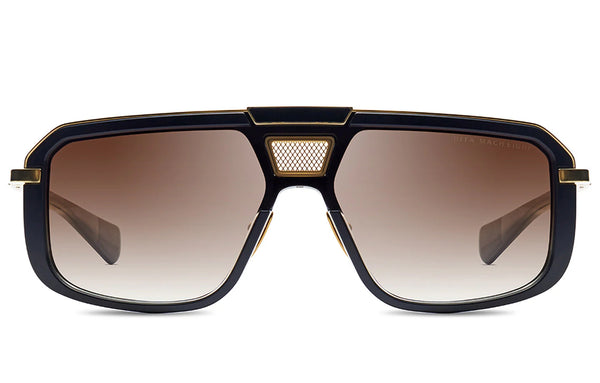 Mach Eight - Matte Black with Yellow Gold, Brown Gradient Lens
