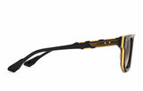 Mach-Nine in Black Glass and Yellow Gold
