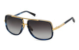 Mach One in Yellow Gold and Blue Swirl