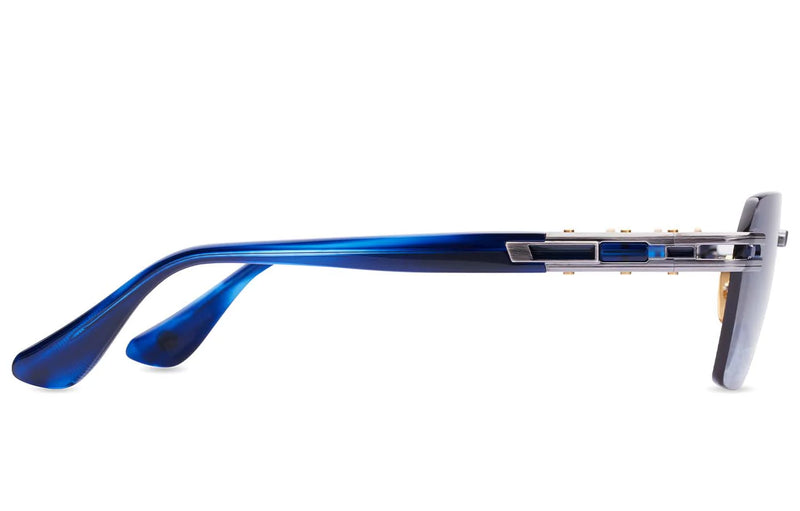 Meta-Evo One in Antique Silver/Blue Swirl