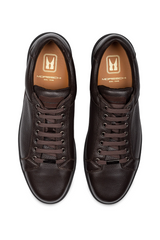 Dark Brown Deerskin Leather Sneaker