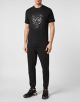 T-Shirt Round Neck SS Tiger in Black