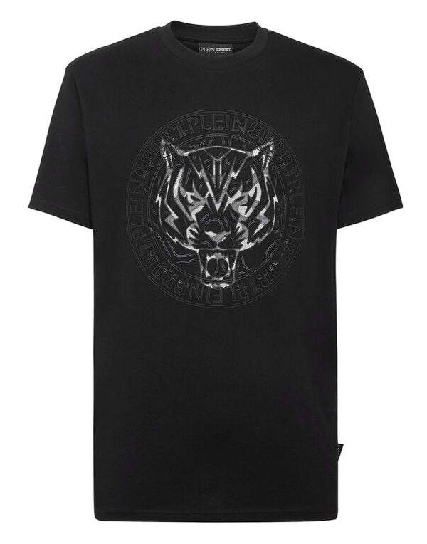 T-Shirt Round Neck SS Tiger in Black