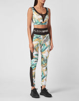 Leaf Print Jogging Leggings