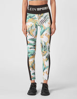 Leaf Print Jogging Leggings