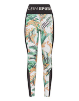 Leaf Print Jogging Leggings