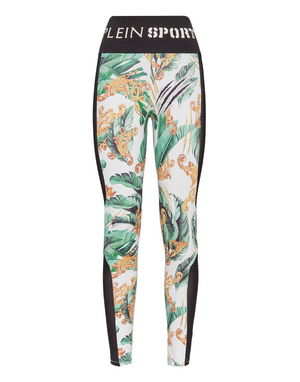 Leaf Print Jogging Leggings