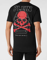 Wireframe Print Roundneck T-Shirt