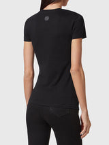 T-Shirt Sexy Pure Fit Skull in Black