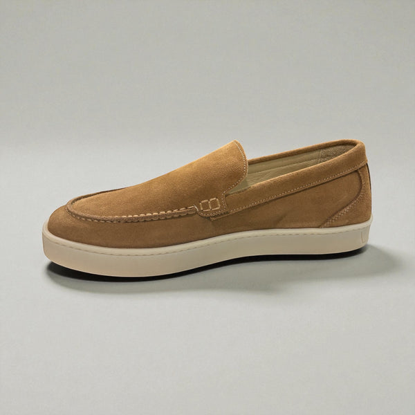 Allebasi Suede Sneaker Loafers in Sigarro