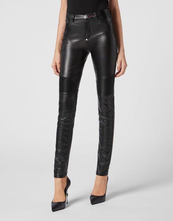 Black Leather Leggings